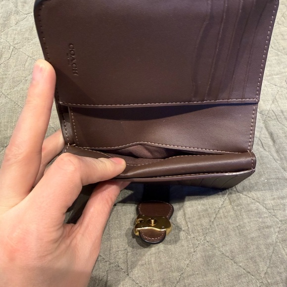 Coach Leather Wallet in Maple - Picture 5 of 9